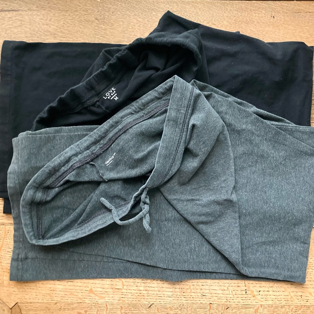 2 Gap Adult Drawstring Lounge Pajama Pants